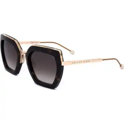 Philipp Plein Sunglasses Spp097s Shiny Shiny Havana (SPP097S-0722 53-23-140) Women EYEWEAR