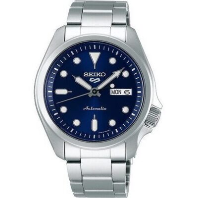 Seiko 5 Sports Blue Dial Automatic SRPE53 SRPE53K1 SRPE53K 100M Men's Watch