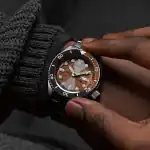 Seiko 5 Sports SKX Style Stainless Steel Transparent Orange Dial Automatic SRPJ47K1 100M Men’s Watch - SRPJ47K1