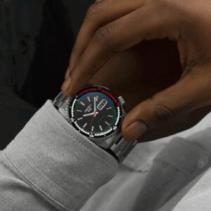 Seiko 5 Sports SKX Style The New Regatta Timer Special Edition Black Dial Automatic SRPK13K1 100M Men's Watch