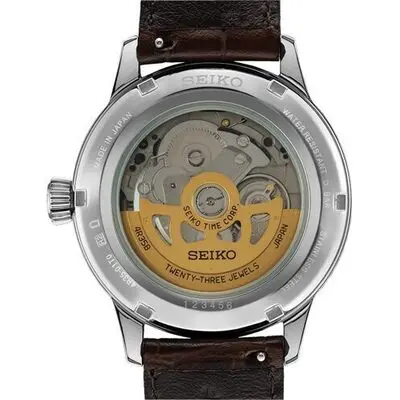 Seiko Presage Cocktail Time Calf Leather Strap Blue Dial Automatic SRPK15J1 Men’s Watch - SRPK15J1