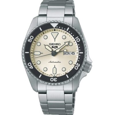 Seiko 5 Sports SKX Style Midi Mono Champagne Dial Automatic SRPK31K1 100M Men's Watch