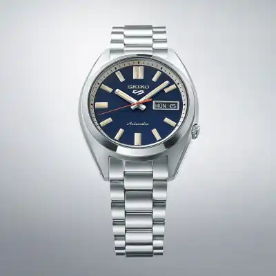 Seiko 5 Sports SNXS Series Stainless Steel Rinse Blue Dial Automatic SRPK87K1 100M Men’s watch - SRPK87K1