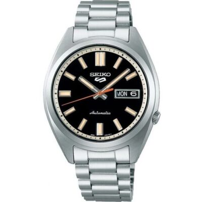 Seiko 5 Sports SNXS Series Stainless Steel Deep Black Wash Dial Automatic SRPK89K1 100M Men's watch