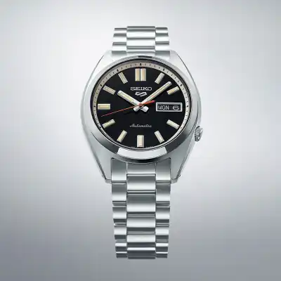 Seiko 5 Sports SNXS Series Stainless Steel Deep Black Wash Dial Automatic SRPK89K1 100M Men’s watch - SRPK89K1