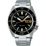 Seiko 5 Sports SKX Series Stainless Steel Black Sunray Dial Automatic SRPK99K1 100M Men's watch
