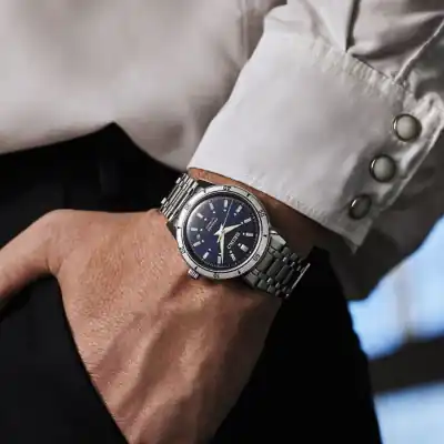 Seiko Presage Style 60’s Stainless Steel Blue Dial Automatic SRPL07J1 Men’s Watch - SRPL07J1