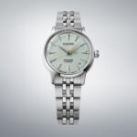 Seiko Presage Cocktail Diamond Accents Stainless Steel Mint Green Dial Automatic SRPL63J1 Women’s Watch - SRPL63J1