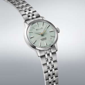Seiko Presage Cocktail Diamond Accents Stainless Steel Mint Green Dial Automatic SRPL63J1 Women’s Watch - SRPL63J1