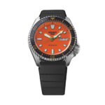 Seiko 5 Sports SKX Redux Silicone Strap Orange Dial Automatic SRPL89K1 100M Men’s Watch - SRPL89K1