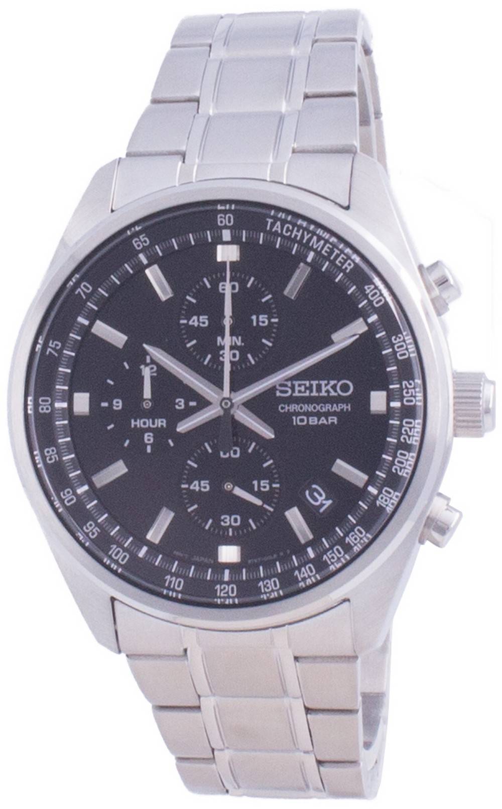 Seiko Chronograph Quartz SSB379 SSB379P1 SSB379P 100M Men's Watch - Image 2