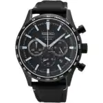 Seiko Urban Sports Chronograph Nylon Strap Black Dial Quartz Ssb417 Ssb417p1 Ssb417p 100m Men's Watch