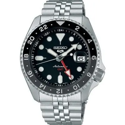 Seiko 5 Sports Black Grape GMT SKX Re-Interpretation Automatic SSK001 SSK001K1 SSK001K 100M Men's Watch