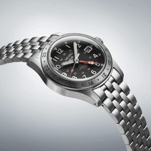 Seiko 5 Sports GMT Field Series Stainless Steel Black Dial Automatic SSK023K1 100 Men’s Watch - SSK023K1