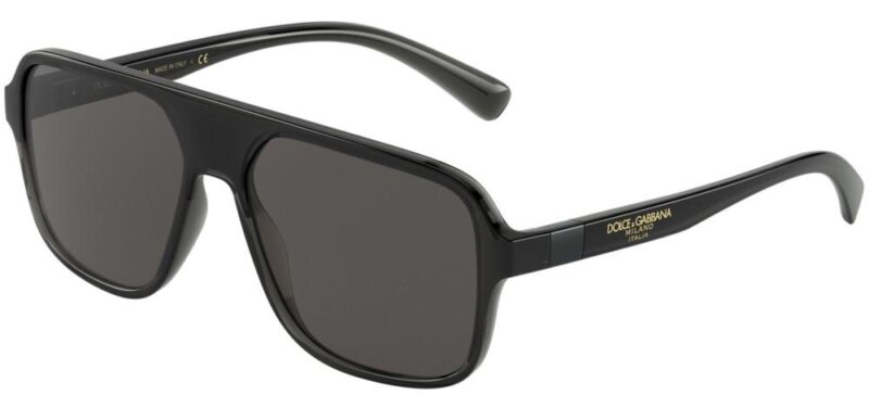 Dolce & Gabbana Step Injection Dg 6134 (STEP INJECTION DG 6134_3257-87_57) Men's EYEWEAR