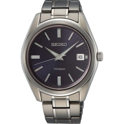 Seiko Discover More Titanium Quartz SUR373 SUR373P1 SUR373P 100M Men's Watch