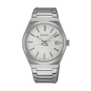 Seiko Conceptual Stainless Steel White Dial Quartz SUR553P1 100M Men's Watch