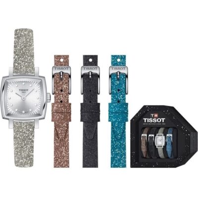 Tissot Lovely W-diamonds Special Pack + 3 Extra Straps (T0581091703602) Women's Watch