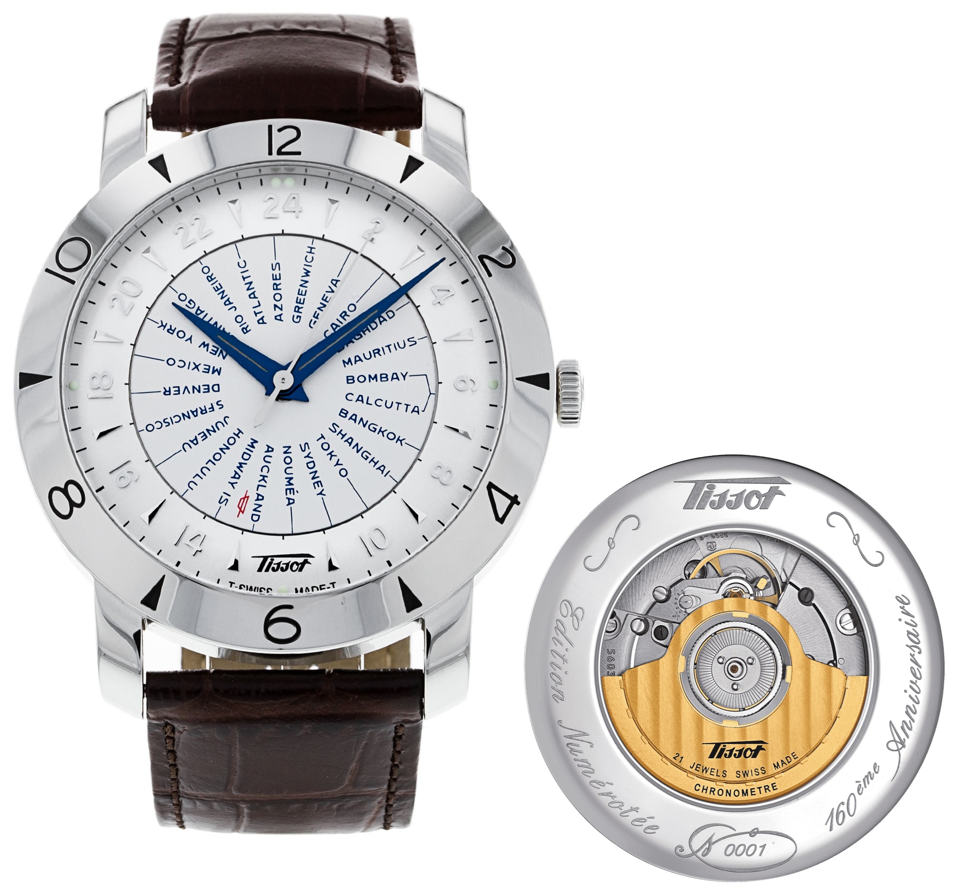 Tissot Heritage navigator - numbered edition 160th anniversary (t0786411603700) Men's Watch