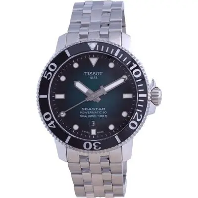 Tissot T-Sport Seastar 1000 Powermatic 80 Diver's Automatic T120.407.11.091.01 T1204071109101 300M Men's Watch