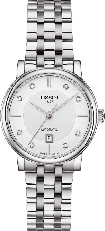 TISSOT CARSON AUTOMATIC W-DIAMONDS (T1222071103600) Women WATCHES