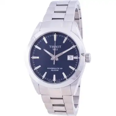 Tissot Gentleman Powermatic 80 Silicium Automatic T127.407.11.041.00 T1274071104100 100M Men's Watch
