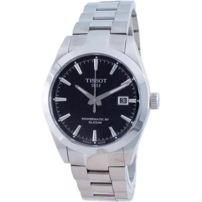 Tissot T-Classic Gentleman Powermatic 80 Silicium Automatic T127.407.11.051.00 T1274071105100 100M Men's Watch