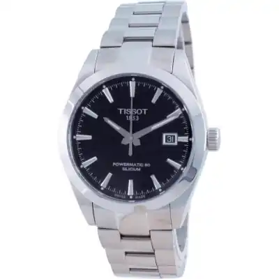 Tissot T-Classic Gentleman Powermatic 80 Silicium Automatic T127.407.11.051.00 T1274071105100 100M Men's Watch
