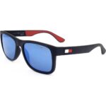 Tommy Hilfiger Sunglasses - Tech Lenses Th 1556_s Matte Blue (TH 1556_S-FLL 56-18-140) Men EYEWEAR