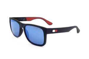 Tommy Hilfiger Sunglasses - Tech Lenses Th 1556_s Matte Blue (TH 1556_S-FLL 56-18-140) Men's EYEWEAR