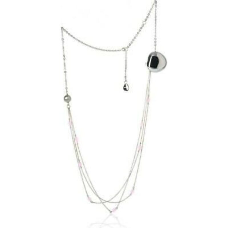 Breil Jewels Bloom Collection Cuore - Agata / Pink Agathe 35cm ***special Price*** (TJ0835) Women JEWELRY