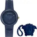 Versace Medusa Pop + Versace Blue Silicon Purse (VE6G00623) Women WATCHES