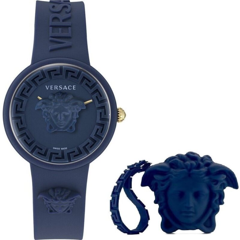 Versace Medusa Pop + Versace Blue Silicon Purse (VE6G00623) Women WATCHES Versace Medusa Pop + Versace Blue Silicon Purse (VE6G00623) Women WATCHES