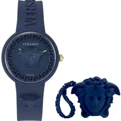 Versace Medusa Pop + Versace Blue Silicon Purse (VE6G00623) Women WATCHES