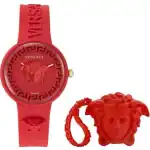 Versace Medusa Pop + Versace Red Silicon Purse (VE6G00723) Women WATCHES