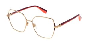 Furla Eyewear Unisex Eyeglasses (VFU726_0594_55)