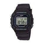 ?casio Timeless Collection Sport Illuminator Wr 50m. Alarm. Chronograph - Black (W-218H-1AVEF) Men's Watch