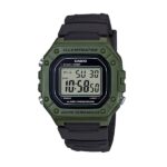 Casio Timeless Collection Sport Illuminator Wr 50m. Alarm. Chronograph - Army Green (W-218H-3AVEF) Men's Watch