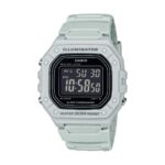 Casio Timeless Collection Sport Illuminator Wr 50m. Alarm. Chronograph - Grey (W-218H-8BVEF) Men's Watch