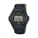 Casio Timeless Collection Sport- Illuminator. Wr 50m. Alarm. Chronograph - Army Green - Colored Serie (W-219HB-3AVEF) Men's Watch