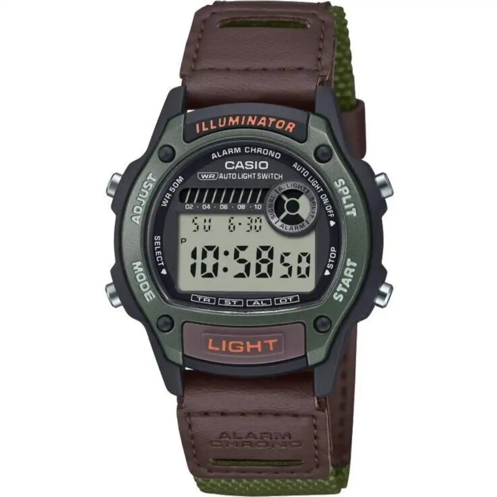Casio Sport Illuminator Small Wrist 36.6mm Case - Green (W-220HF-3AVEF) Unisex WATCHES Casio Sport Illuminator Small Wrist 36.6mm Case - Green (W-220HF-3AVEF) Unisex WATCHES