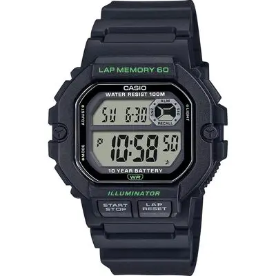 Casio Sport Illuminator Lap Memory 60 - Black (WS-1400H-1AVCF) Men WATCHES