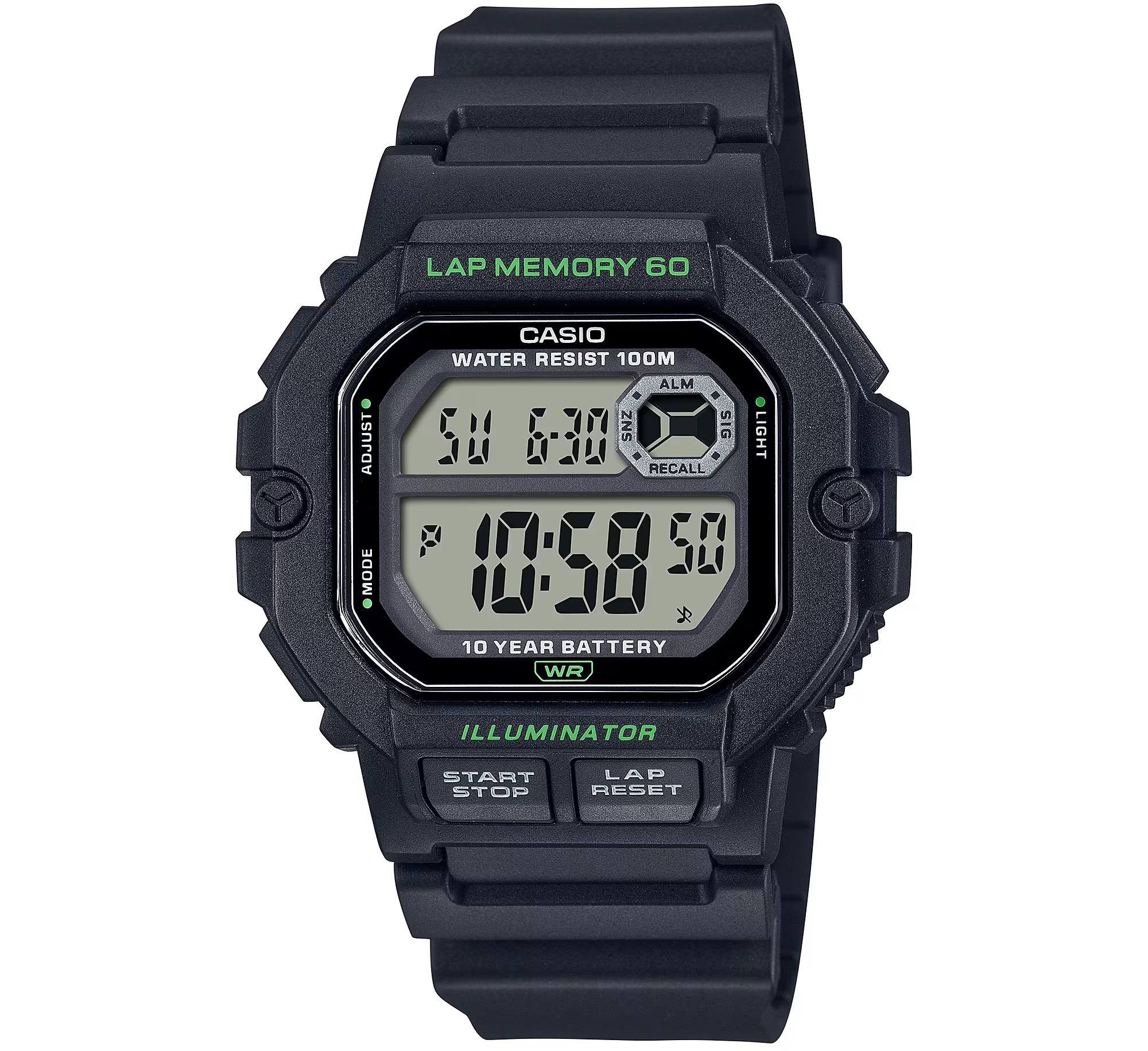 Casio Sport illuminator lap memory 60 (ws-1400h-1avcf) Men's Watch 1 Casio Sport Illuminator Lap Memory 60 (WS-1400H-1AVCF) Men's Watch
