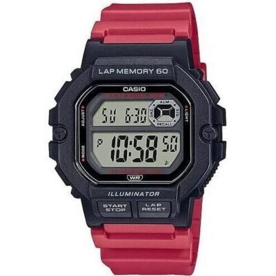 Casio Sport Illuminator Lap Memory 60 - Red (WS-1400H-4AVCF) Men WATCHES