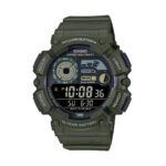 Casio Sport Illuminator 10 Years Battery - Army Green (WS-1500H-3BVEF) Men's Watch