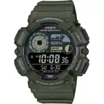 Casio Sport Illuminator 10 Years Battery - Army Green (WS-1500H-3BVEF) Men WATCHES