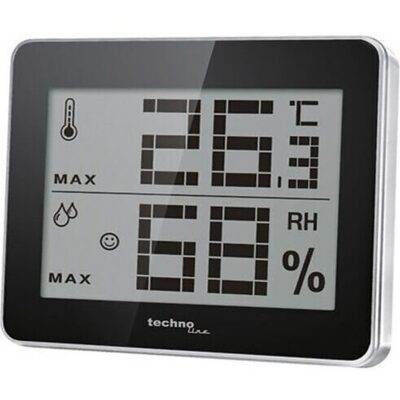 Techno Line Ws9450 - Termometro- Igrometro Digitale Con Memoria Minima-massima - Digital Thermometer- Hygrometer With Minimum-maximum Memory (WS9450) Unisex WATCHES