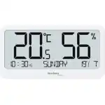 Techno Line Ws9455 - Termometro- Igrometro Digitale Con Orologio E Data - Digital Thermometer- Hygrometer With Clock And Date (WS9455) Unisex WATCHES
