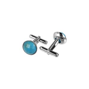 Albert M. jewels Men's Cufflinks (wsox00174-trq)