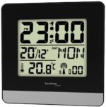 TECHNO LINE WT260 - Sveglia radiocontrollata con temp. data (7 lingue). luce e snooze - Radio controlled alarm clock with temp. date (7 languages). light and snooze (WT260) Unisex WATCHES